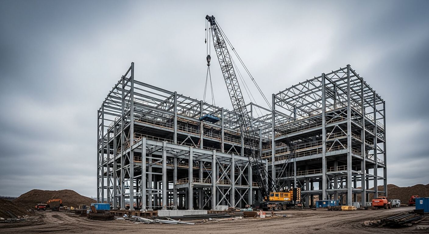 Heavy structural steel work